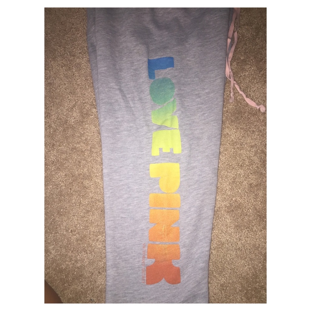 Pink sweatpants
